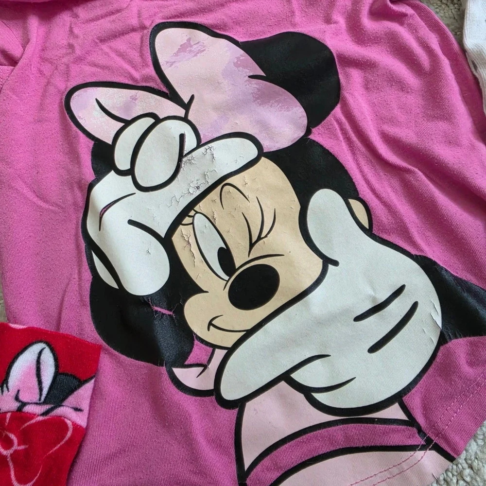 Disney Minnie Mouse Toddler Girl Clothing size 24 Months / 2T bundle of 12 items
